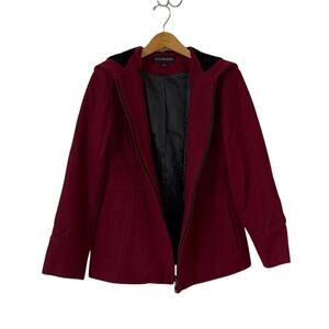 FS Limited Medium 50% Wool Pea, Car Coat with Soft Quilted Fleece Lined Hood